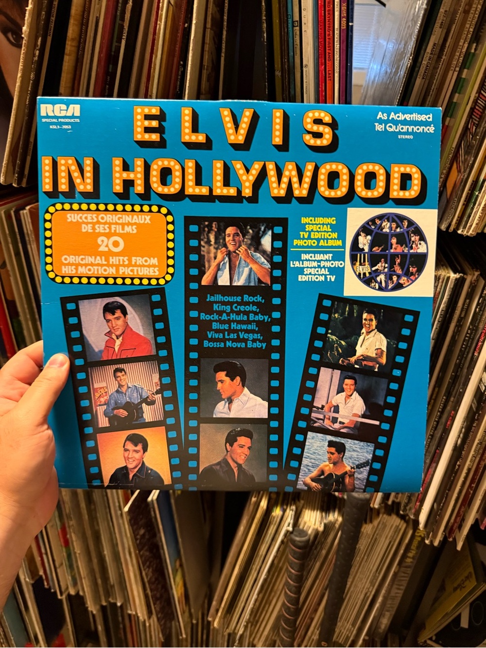 Elvis In Hollywood Vinyl Record